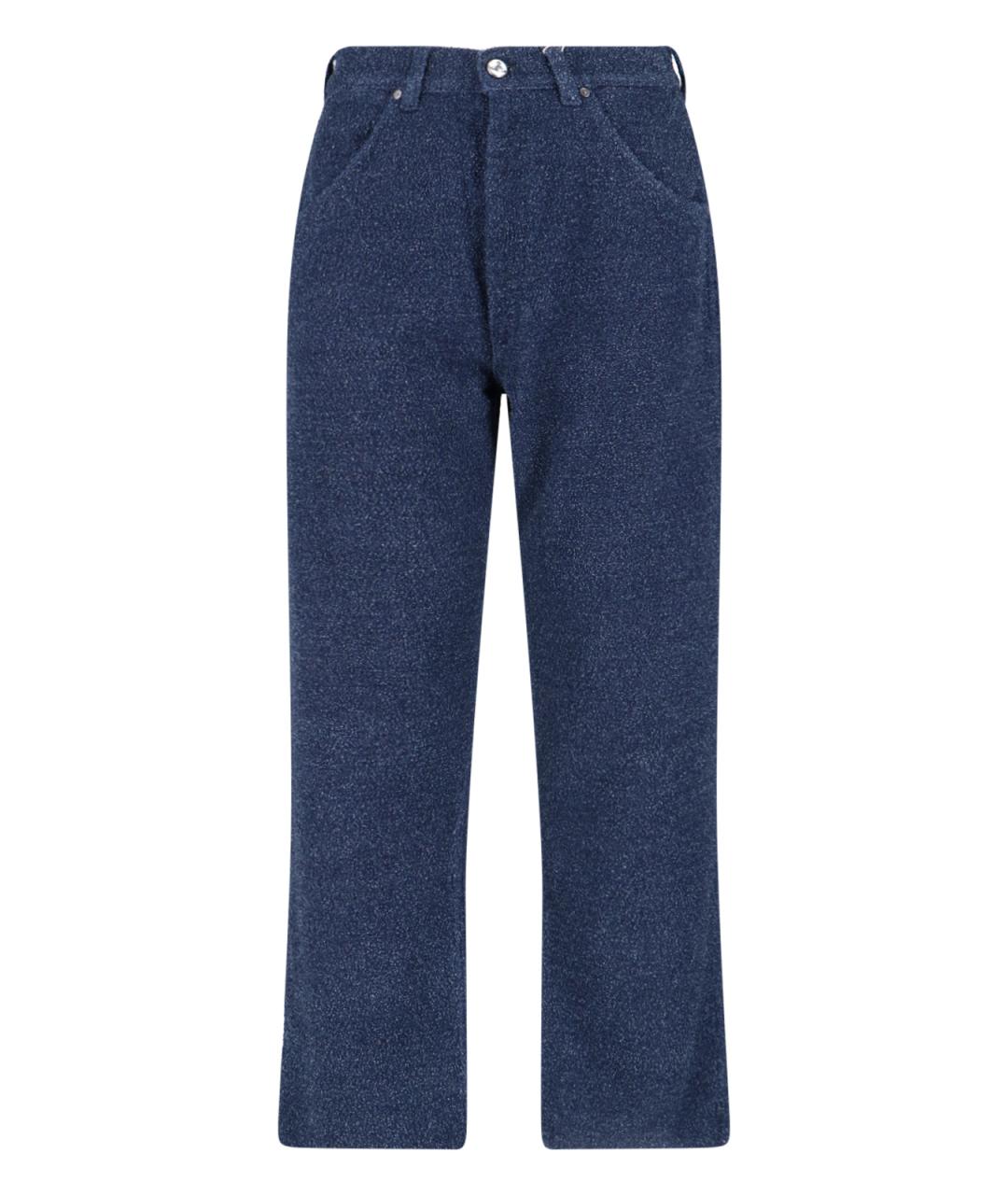 VIVIENNE WESTWOOD Синие хлопковые повседневные брюки, фото 1