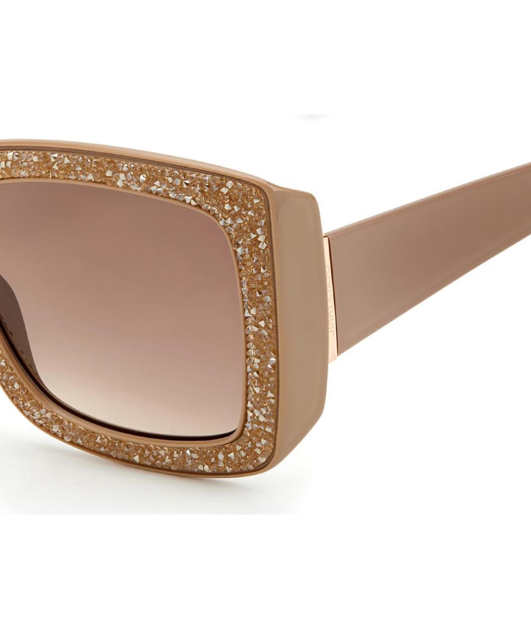 JIMMY CHOO Розовые пластиковые солнцезащитные очки, фото 3