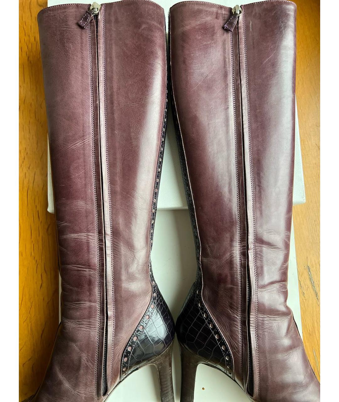 ALBERTA FERRETTI Мульти кожаные сапоги, фото 6