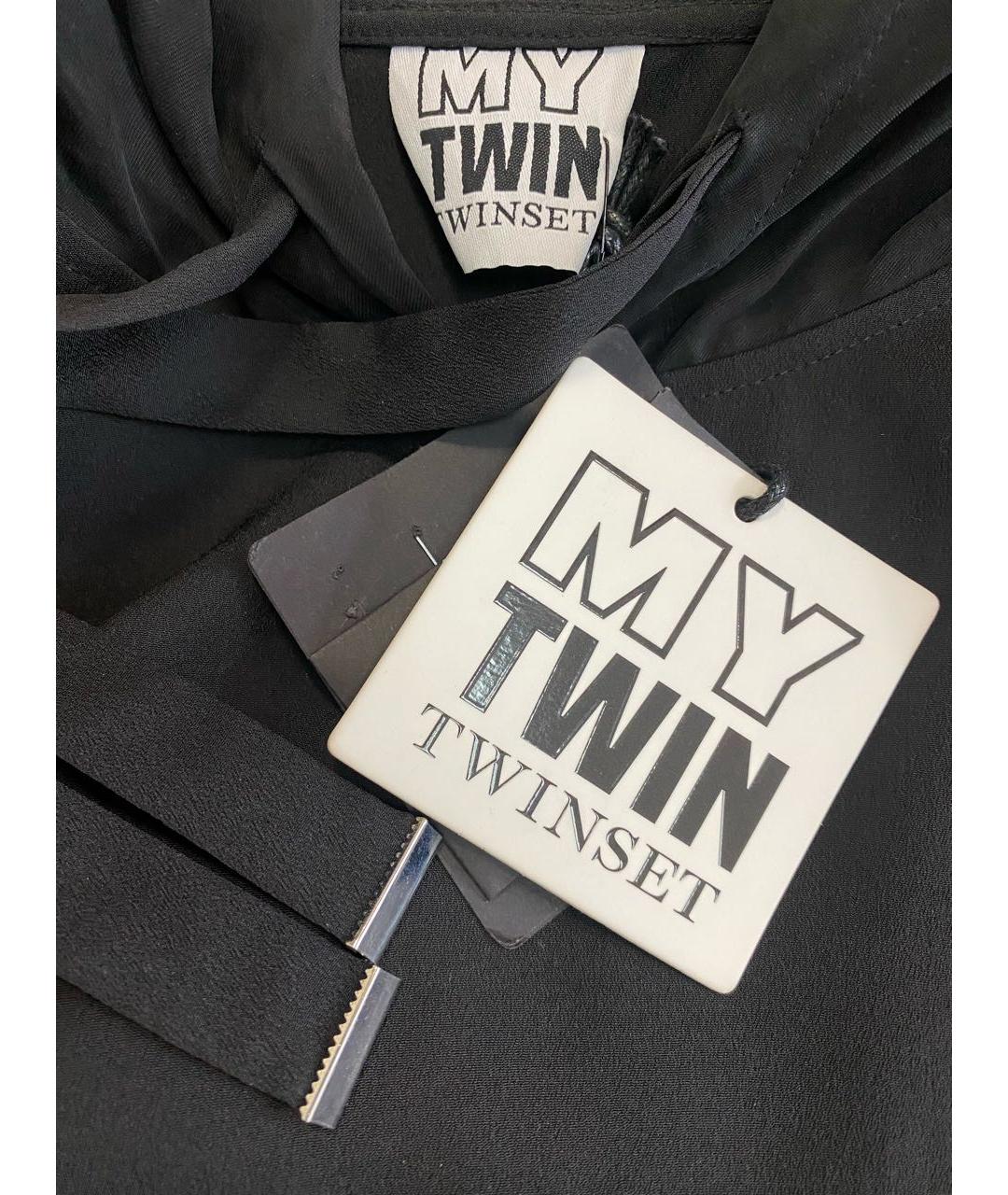 TWIN-SET Черная блузы, фото 3