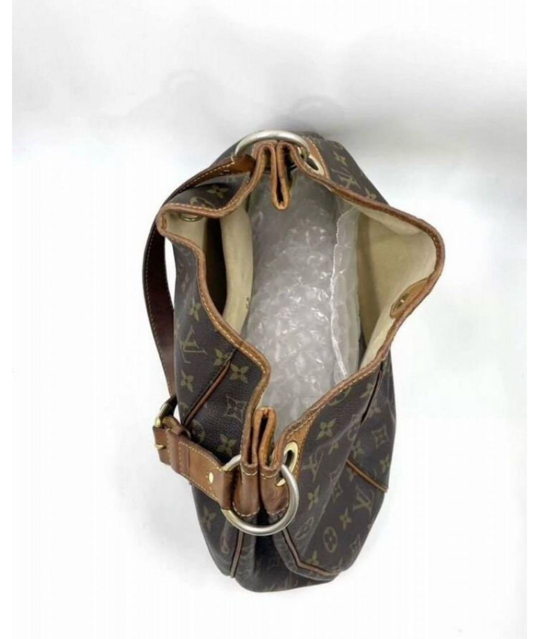 LOUIS VUITTON Кожаная сумка с короткими ручками, фото 5