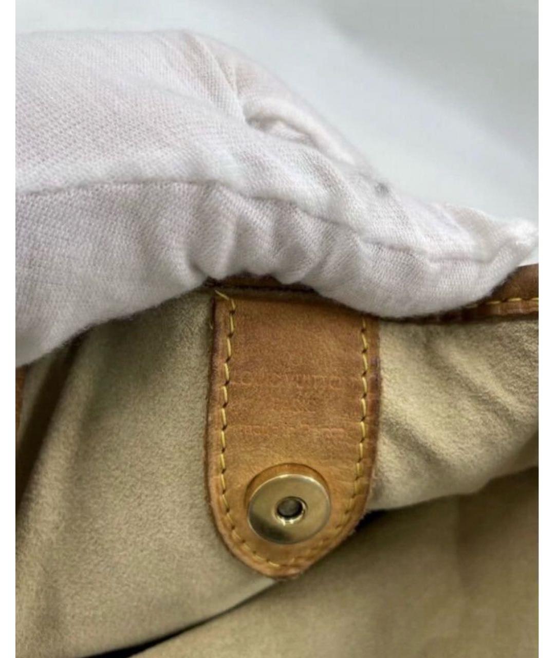 LOUIS VUITTON Кожаная сумка с короткими ручками, фото 8