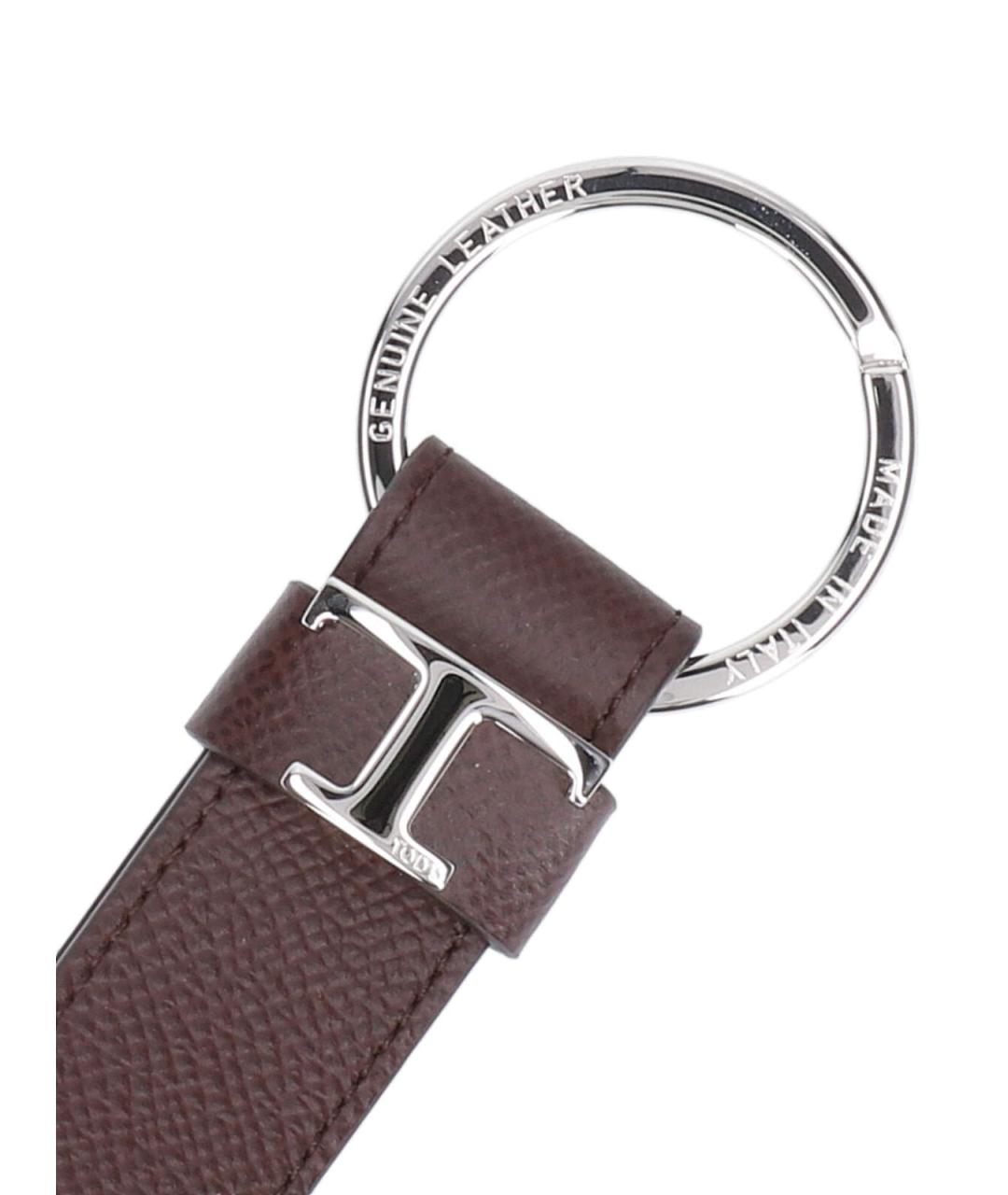 TOD'S Коричневый брелок, фото 3
