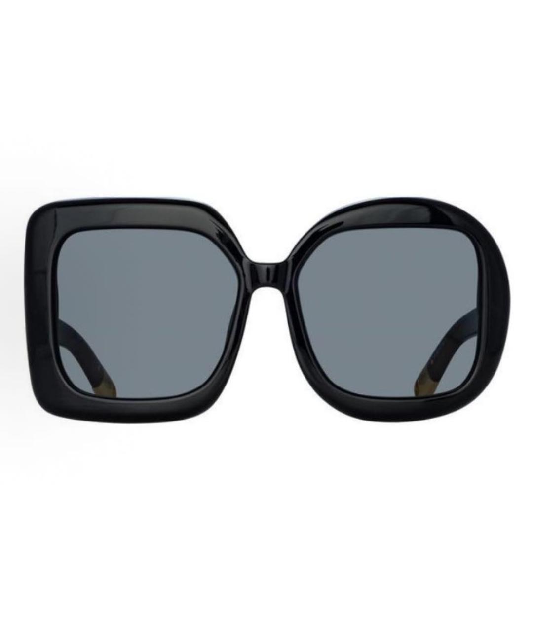 JACQUEMUS Черные пластиковые солнцезащитные очки, фото 1