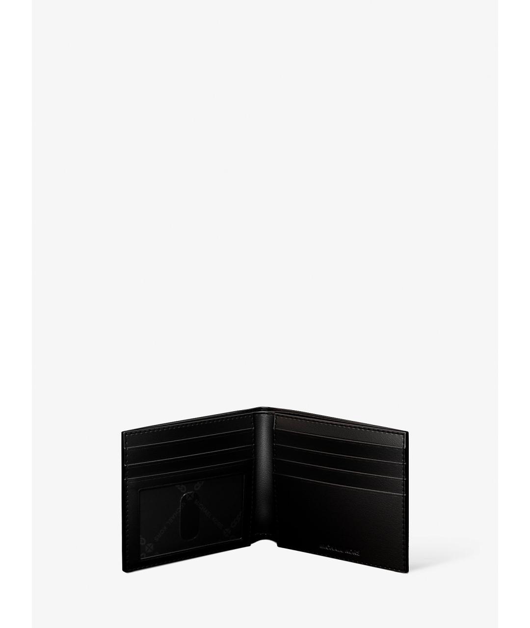 MICHAEL KORS Черный кошелек из искусственной кожи, фото 3