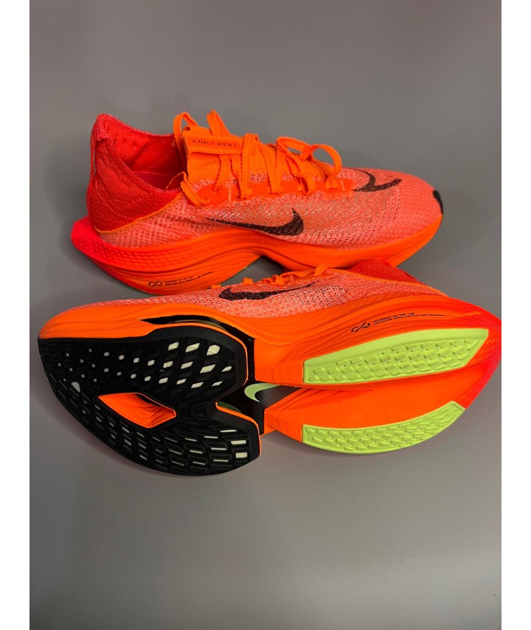 NIKE Оранжевое кроссовки, фото 4