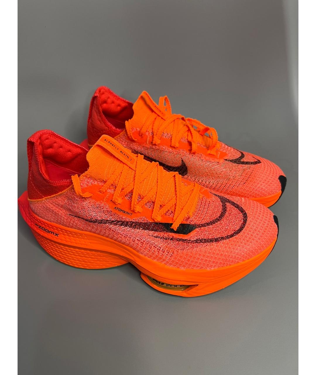 NIKE Оранжевое кроссовки, фото 2
