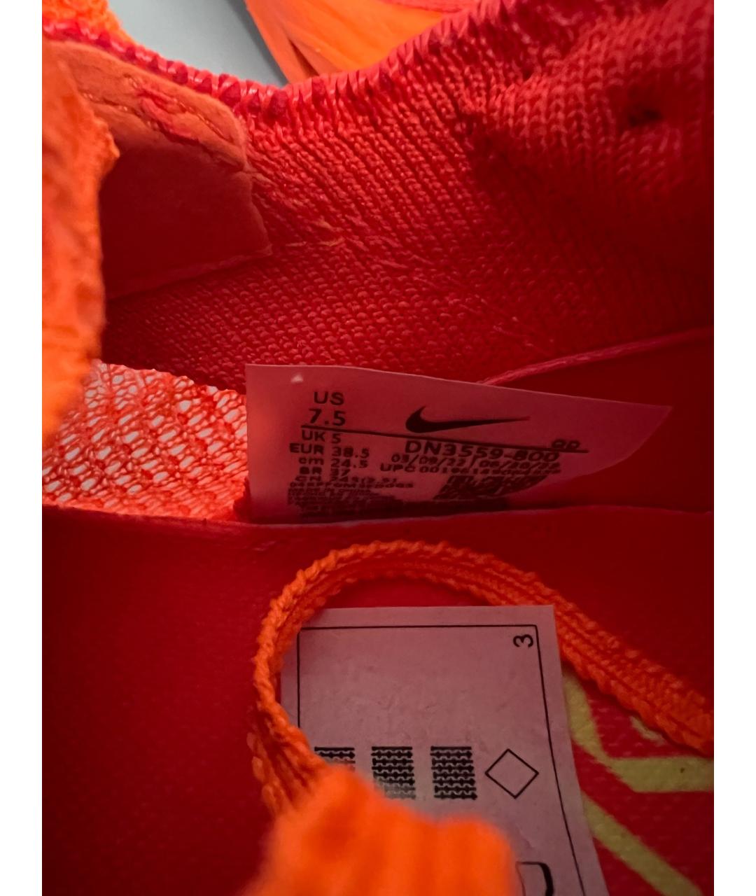 NIKE Оранжевое кроссовки, фото 6
