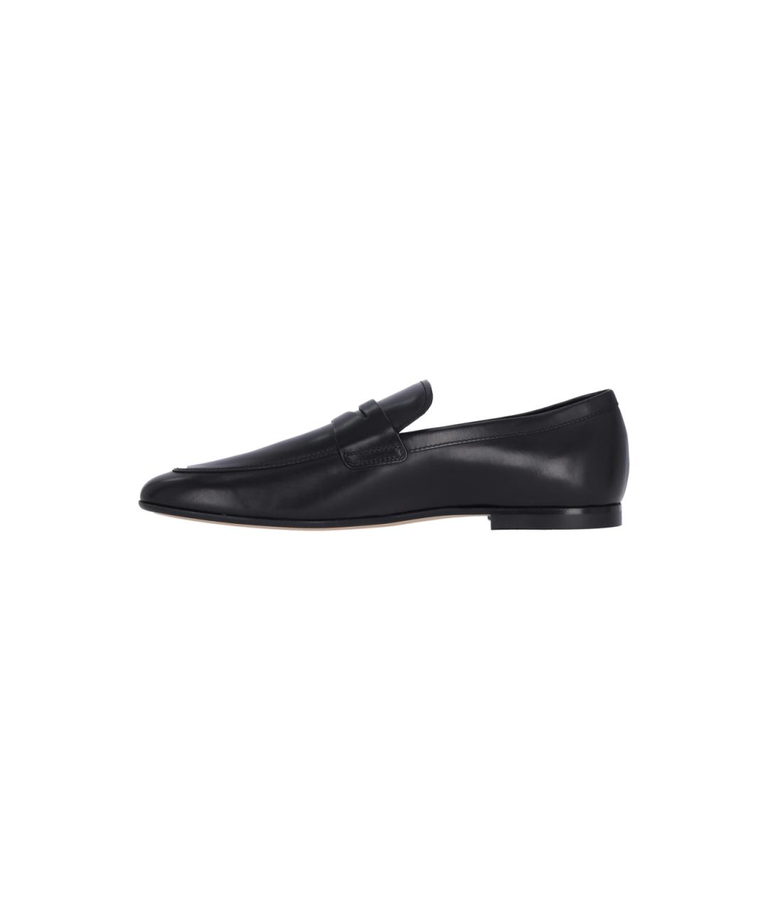 TOD'S Черные кожаные лоферы, фото 2