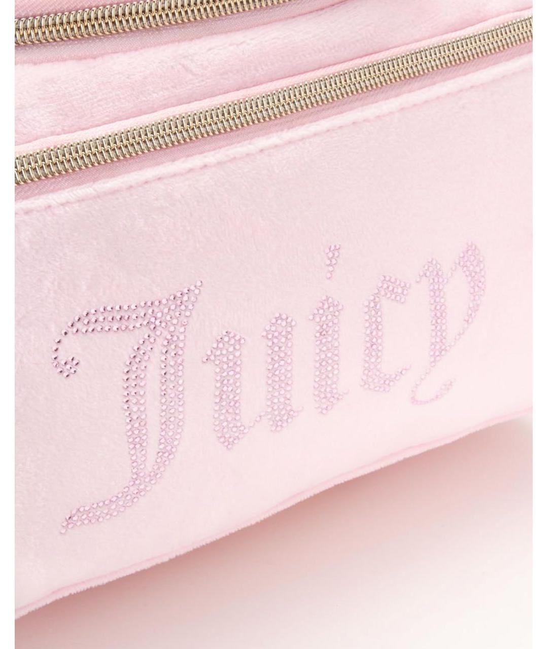 JUICY COUTURE Розовая синтетическая косметичка, фото 2