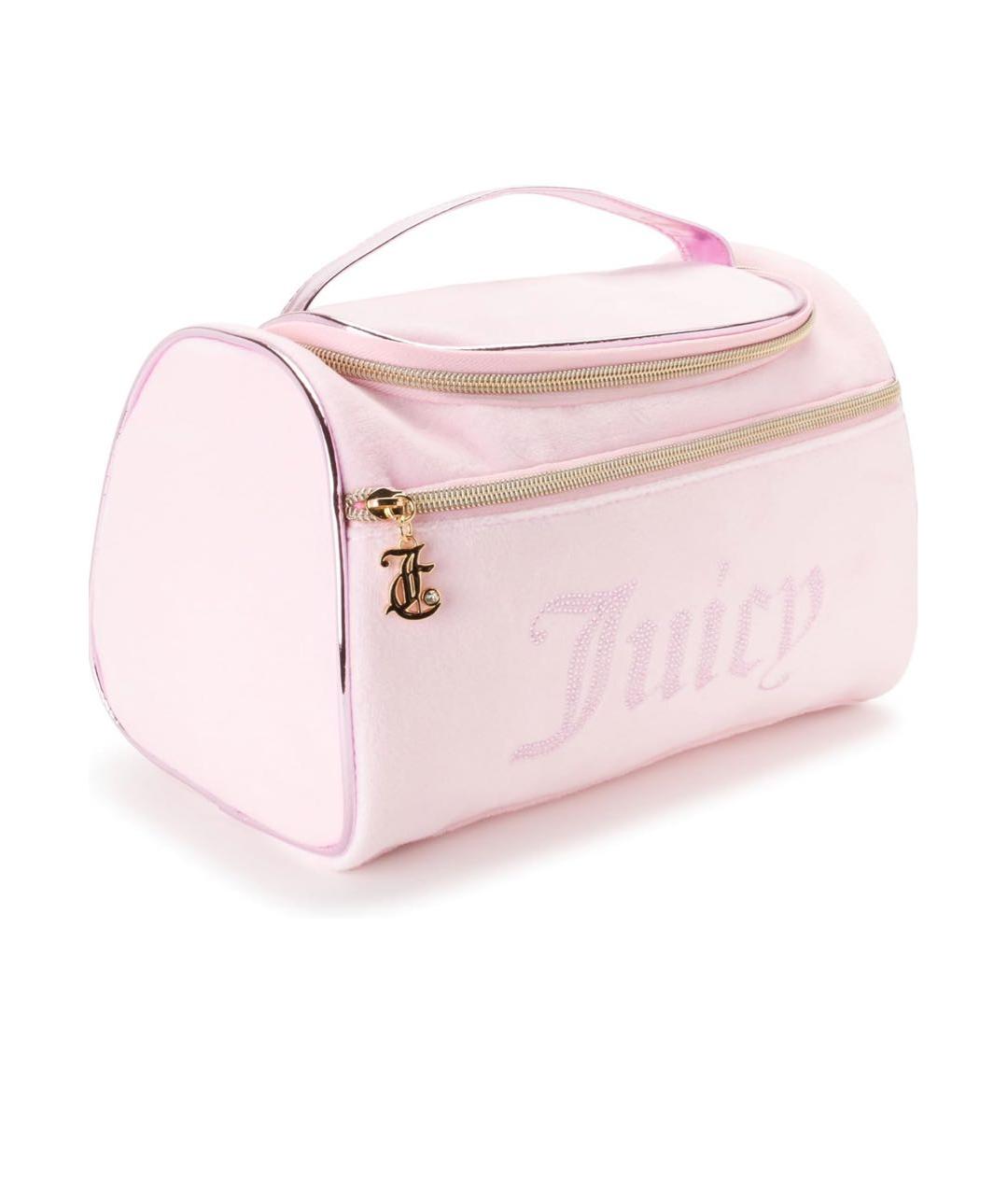 JUICY COUTURE Розовая синтетическая косметичка, фото 1