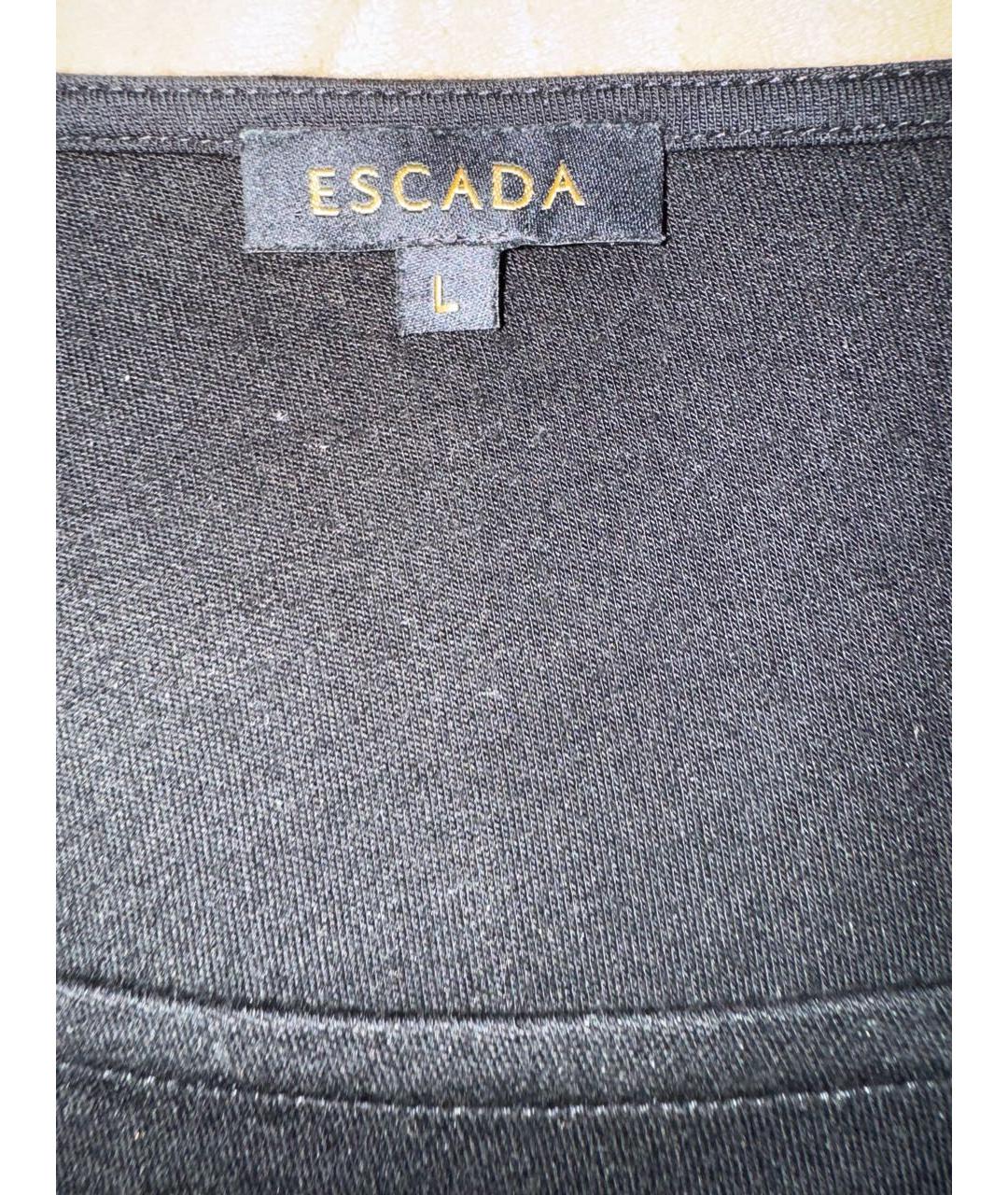 ESCADA Черная хлопковая блузы, фото 4