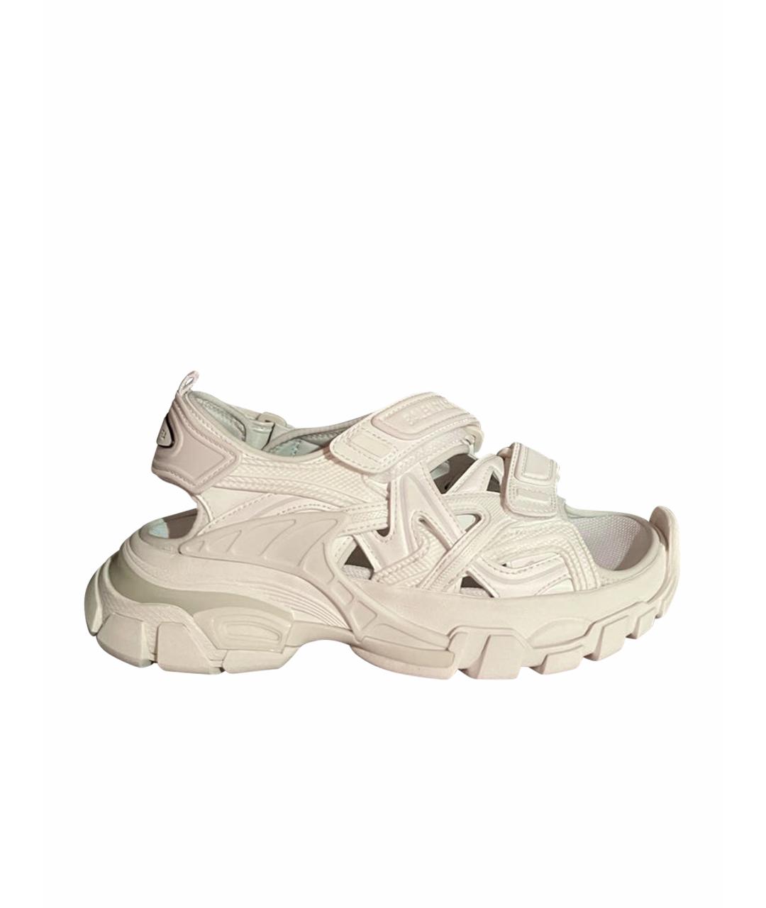 BALENCIAGA Белые сандалии, фото 1