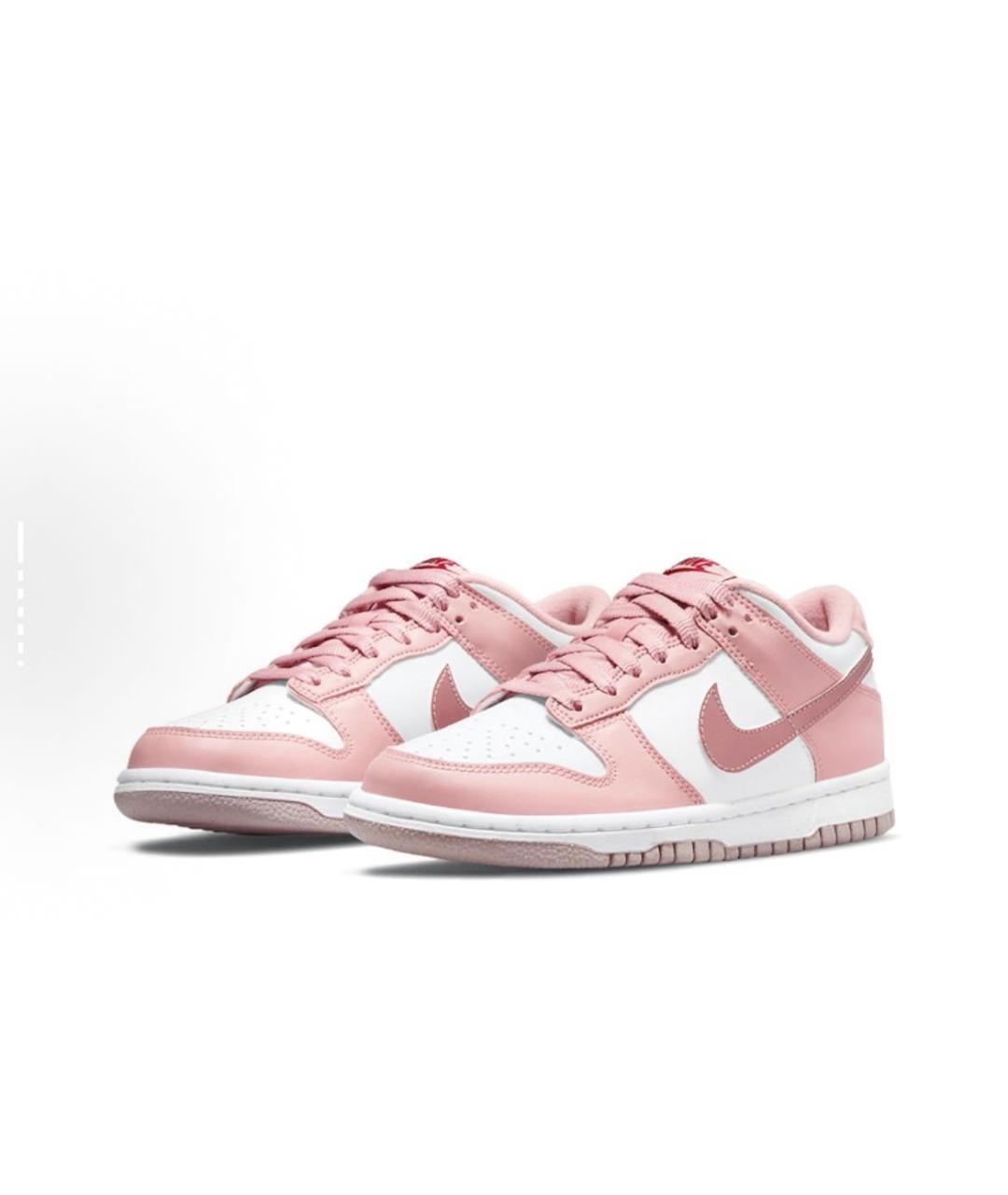 NIKE Розовые кожаные кроссовки, фото 2