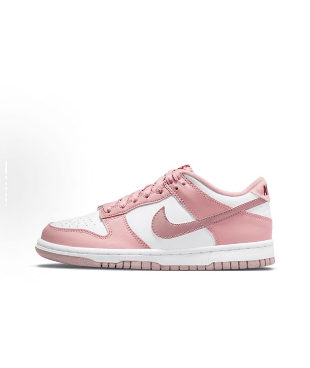 NIKE Розовые кожаные кроссовки, фото 5