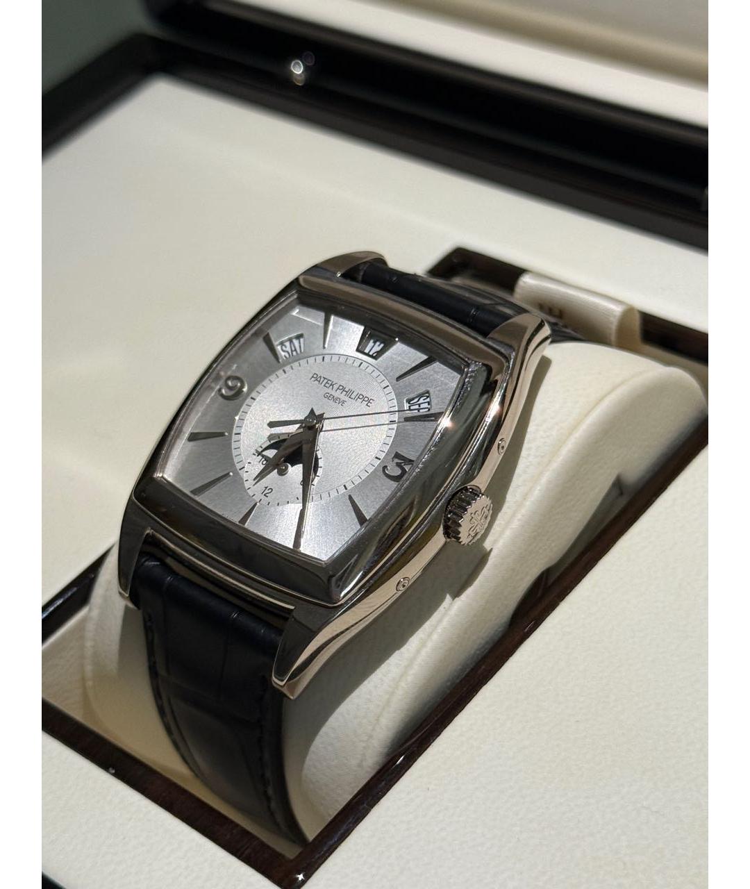 PATEK PHILIPPE Серебряные часы из белого золота, фото 2