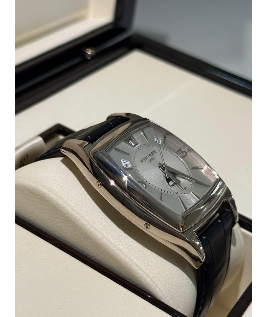 PATEK PHILIPPE Серебряные часы из белого золота, фото 4