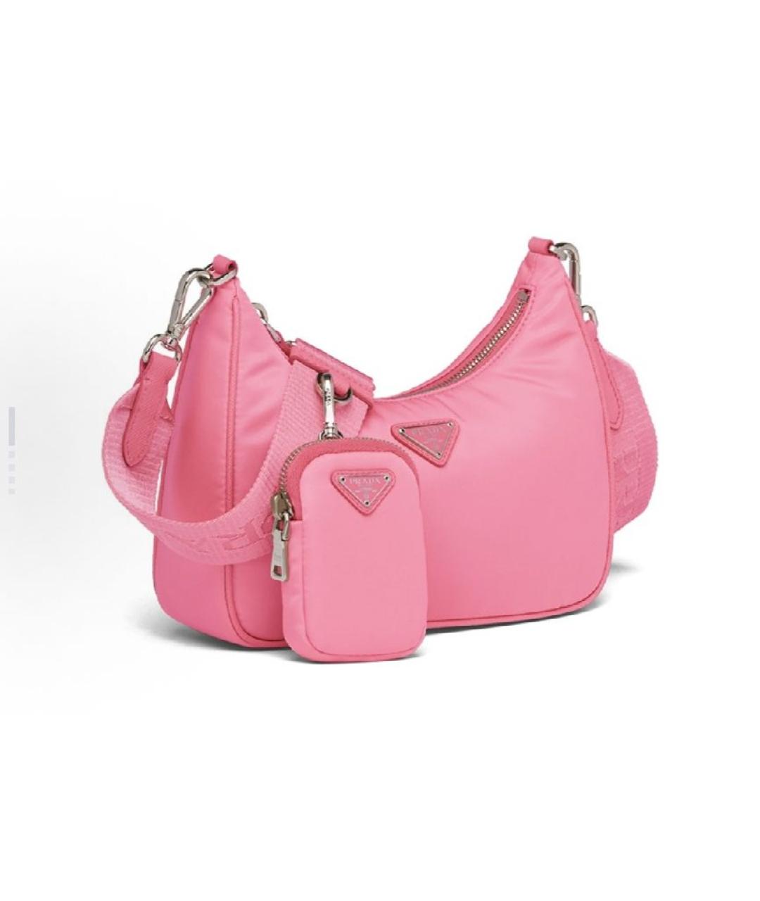 PRADA Розовая сумка через плечо, фото 2