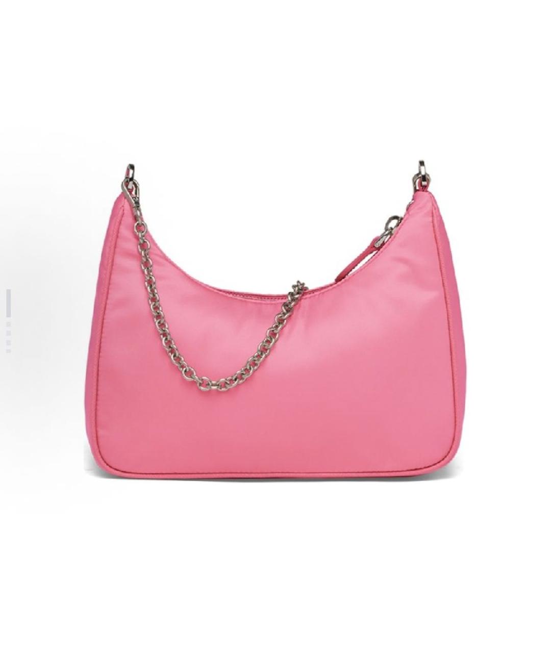 PRADA Розовая сумка через плечо, фото 3