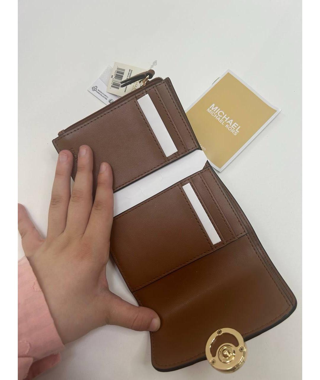 MICHAEL KORS Коричневый кошелек, фото 4