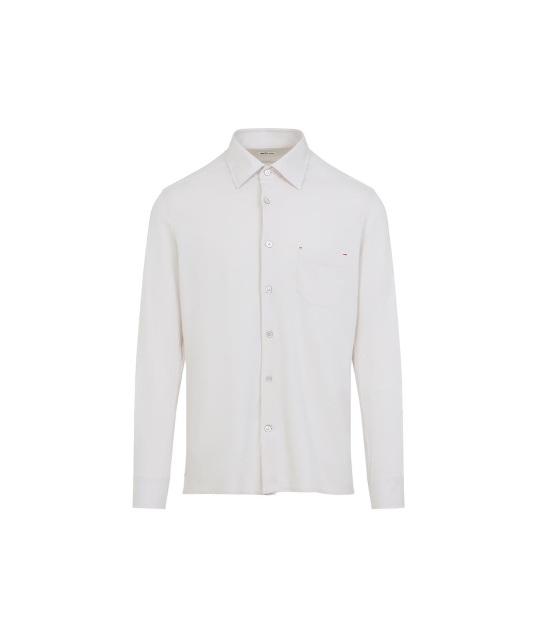 KITON Серая хлопковая кэжуал рубашка, фото 1