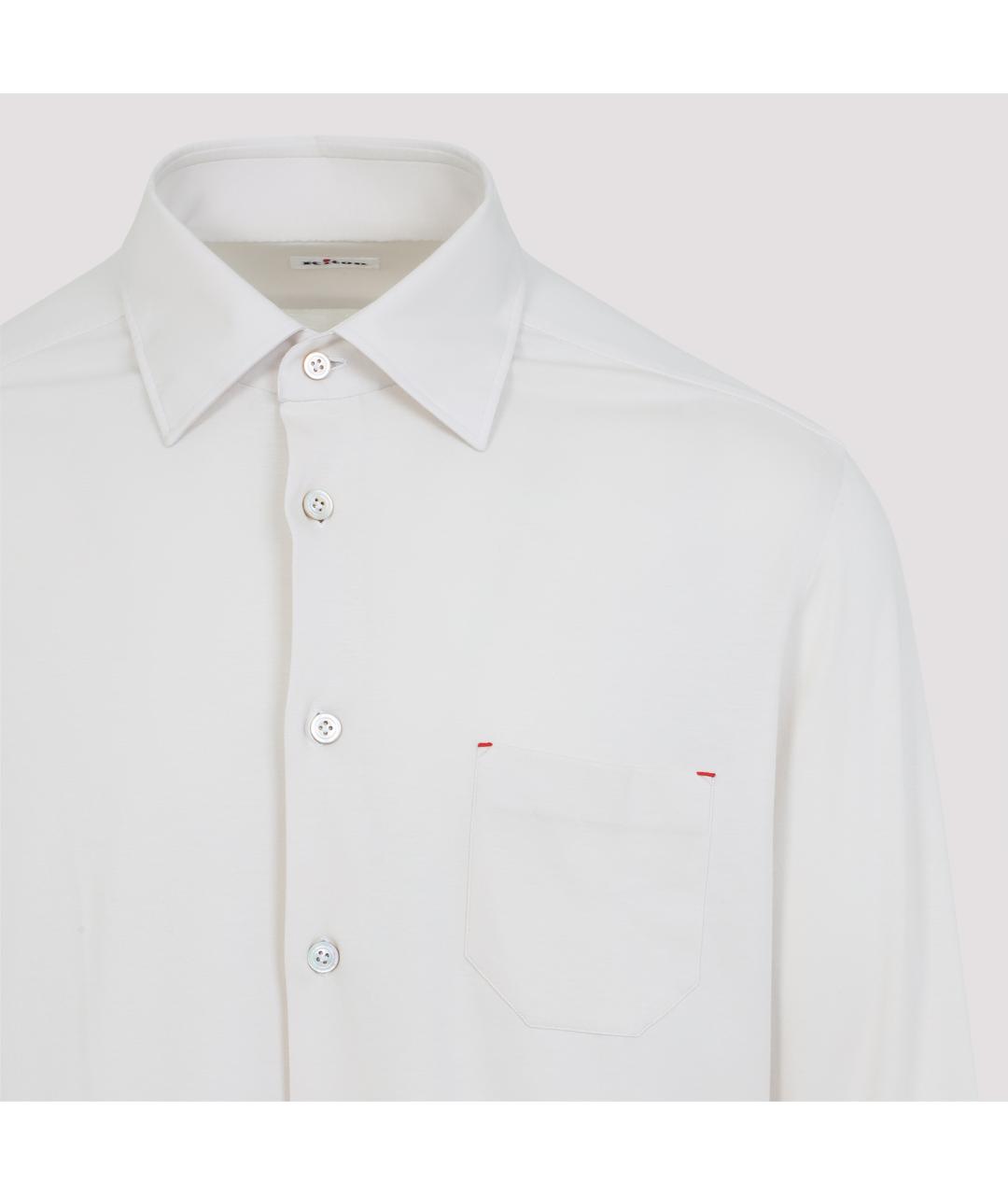 KITON Серая хлопковая кэжуал рубашка, фото 4