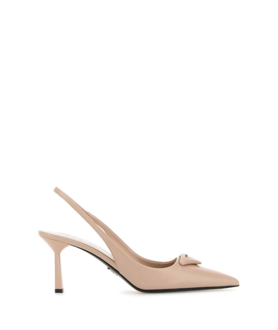 PRADA Розовые кожаные туфли, фото 1