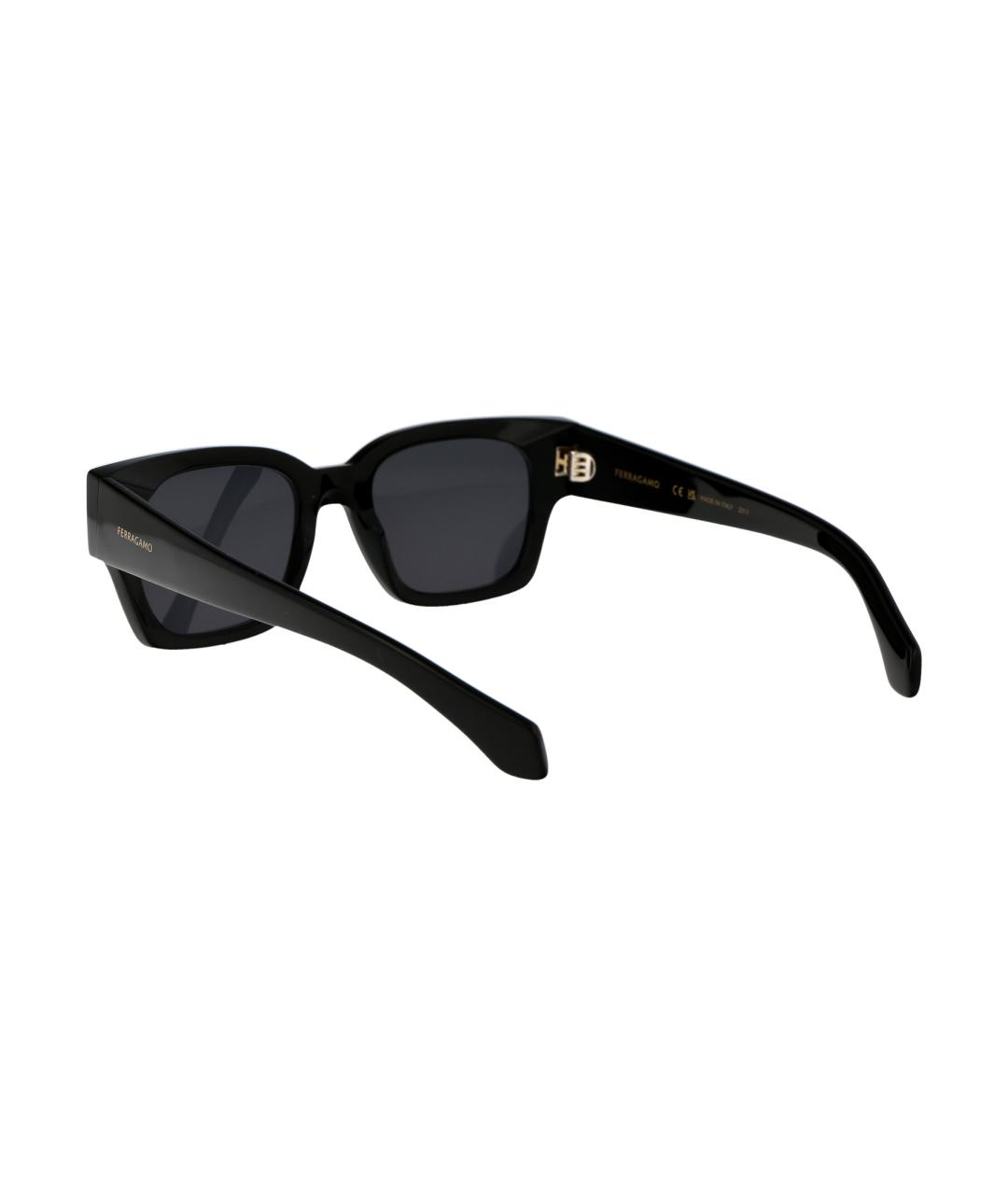 FERRAGAMO Черные солнцезащитные очки, фото 4