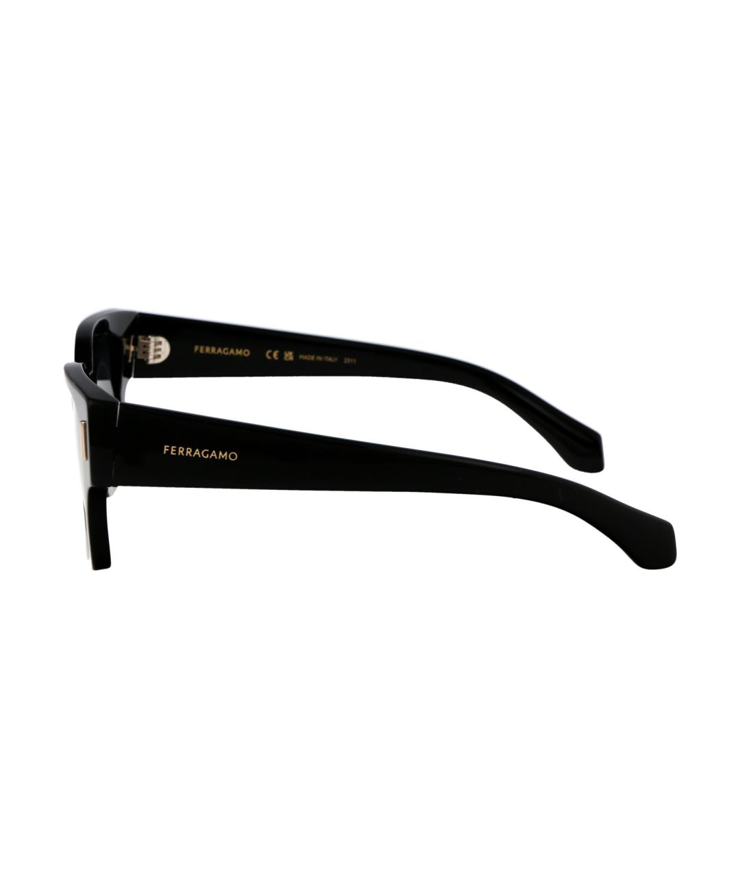 FERRAGAMO Черные солнцезащитные очки, фото 3