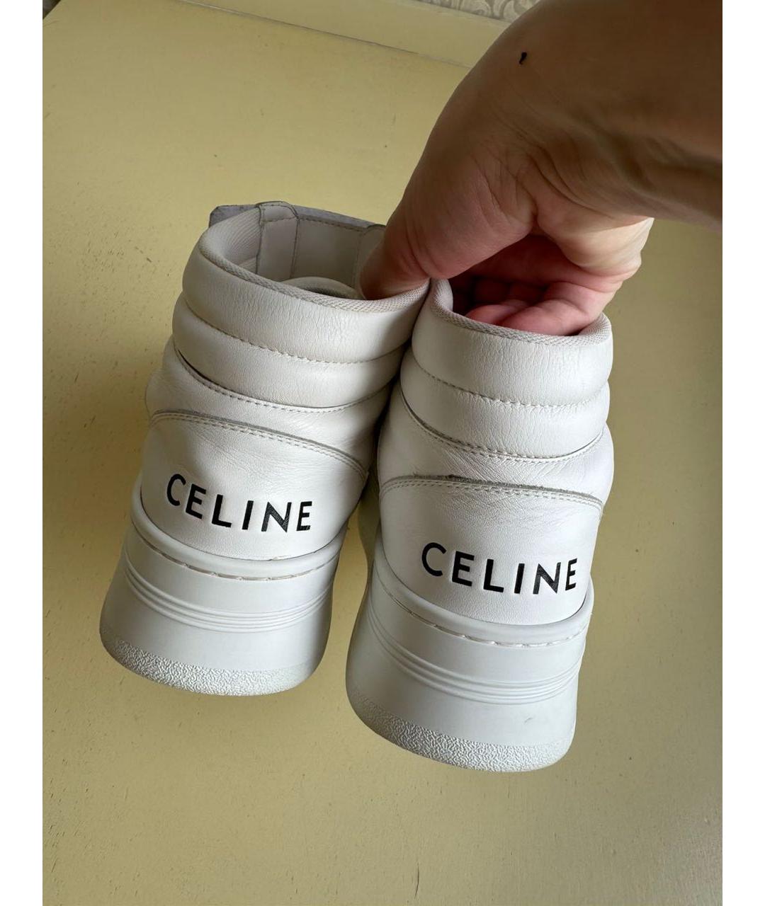 CELINE Белые кроссовки, фото 7
