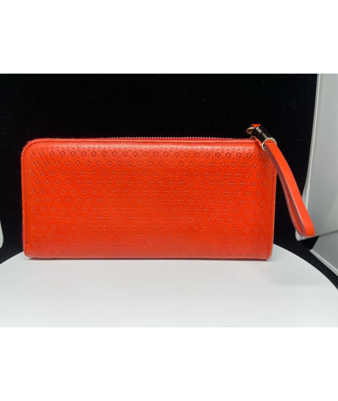 TOD'S Красный кожаный кошелек, фото 3