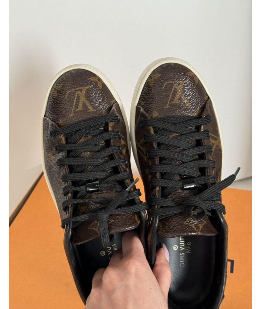 LOUIS VUITTON Коричневые кеды, фото 2