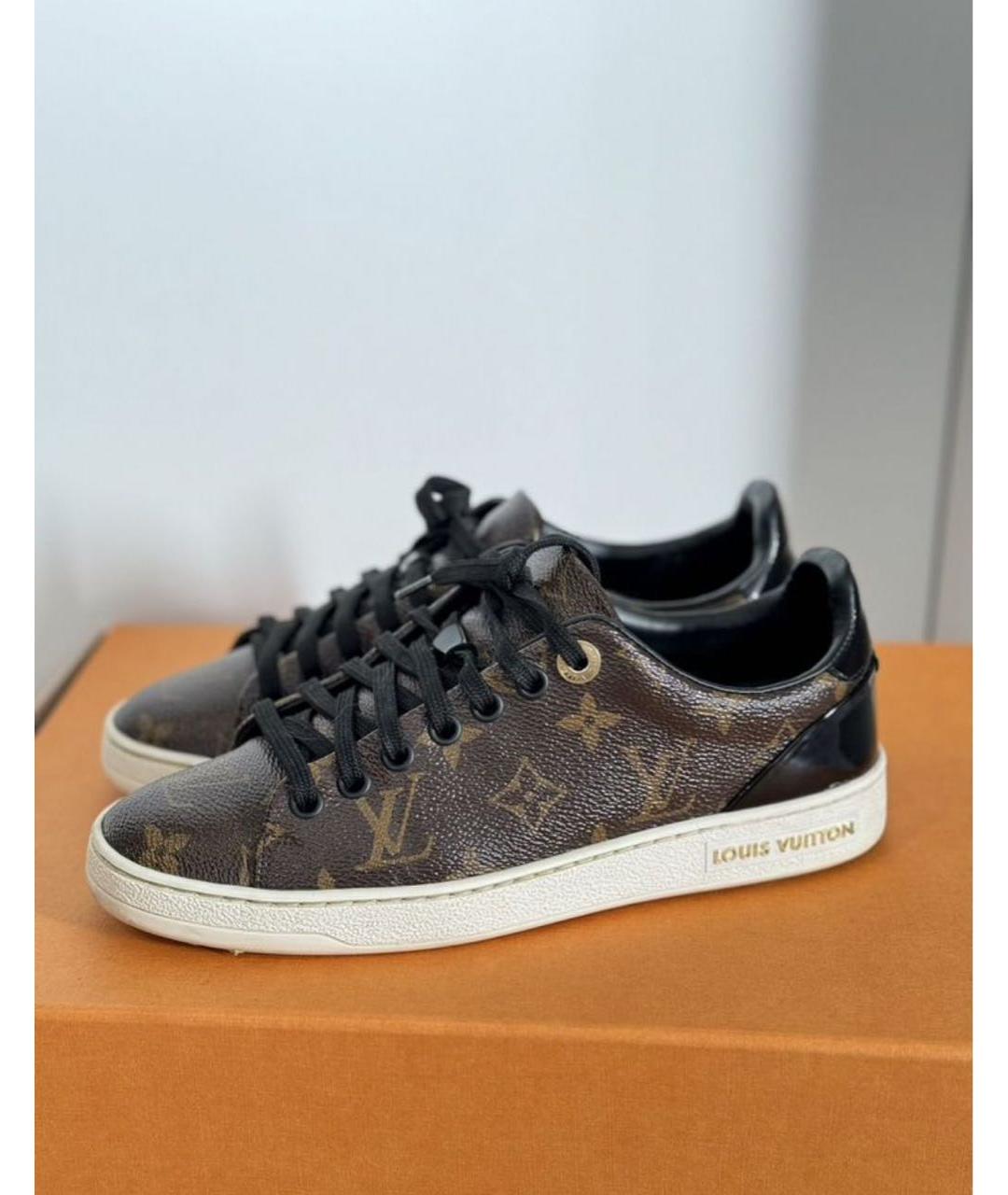 LOUIS VUITTON Коричневые кеды, фото 7