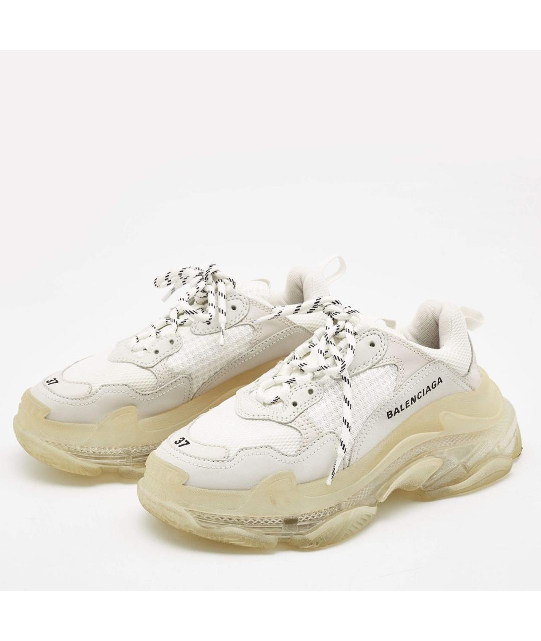 BALENCIAGA Белые кроссовки, фото 5
