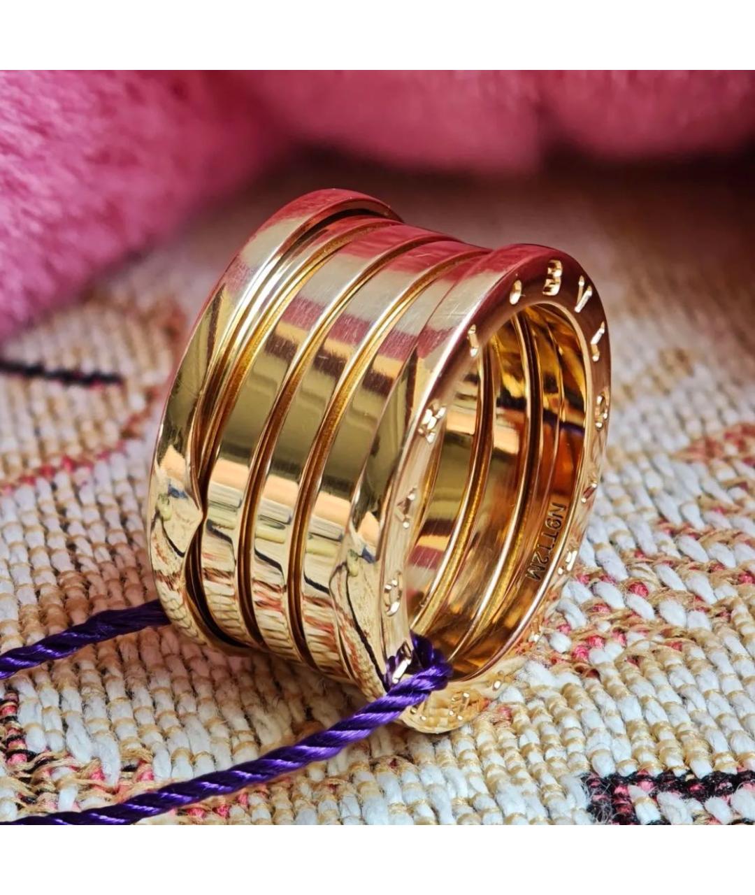 BVLGARI Золотое кольцо из желтого золота, фото 3