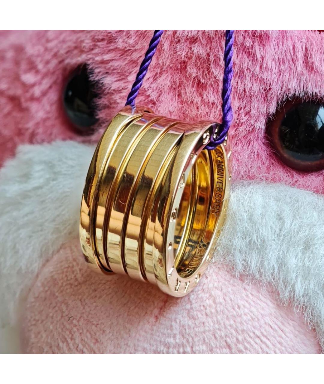 BVLGARI Золотое кольцо из желтого золота, фото 7
