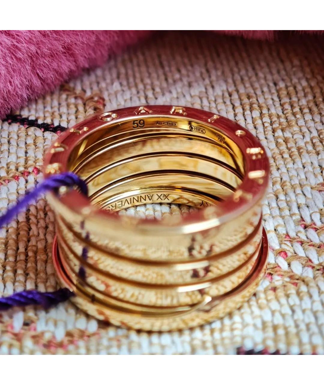 BVLGARI Золотое кольцо из желтого золота, фото 2