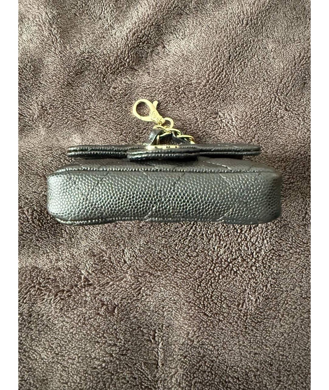 CHANEL Черная кожаная поясная сумка, фото 3