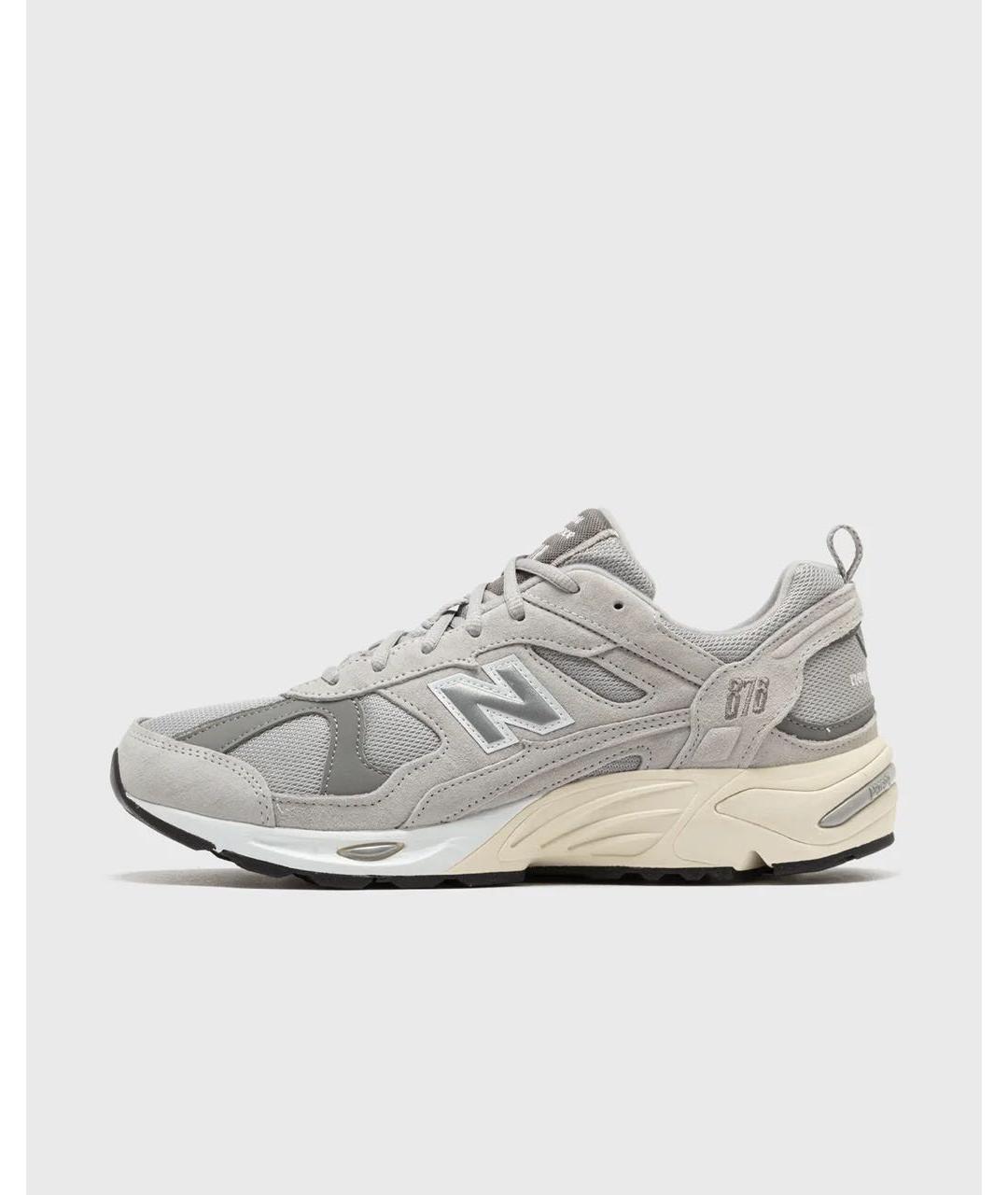 NEW BALANCE Серые замшевые низкие кроссовки / кеды, фото 6