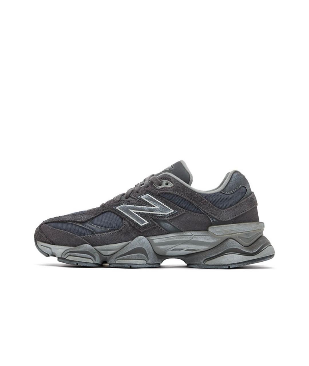 NEW BALANCE Антрацитовые замшевые кроссовки, фото 2