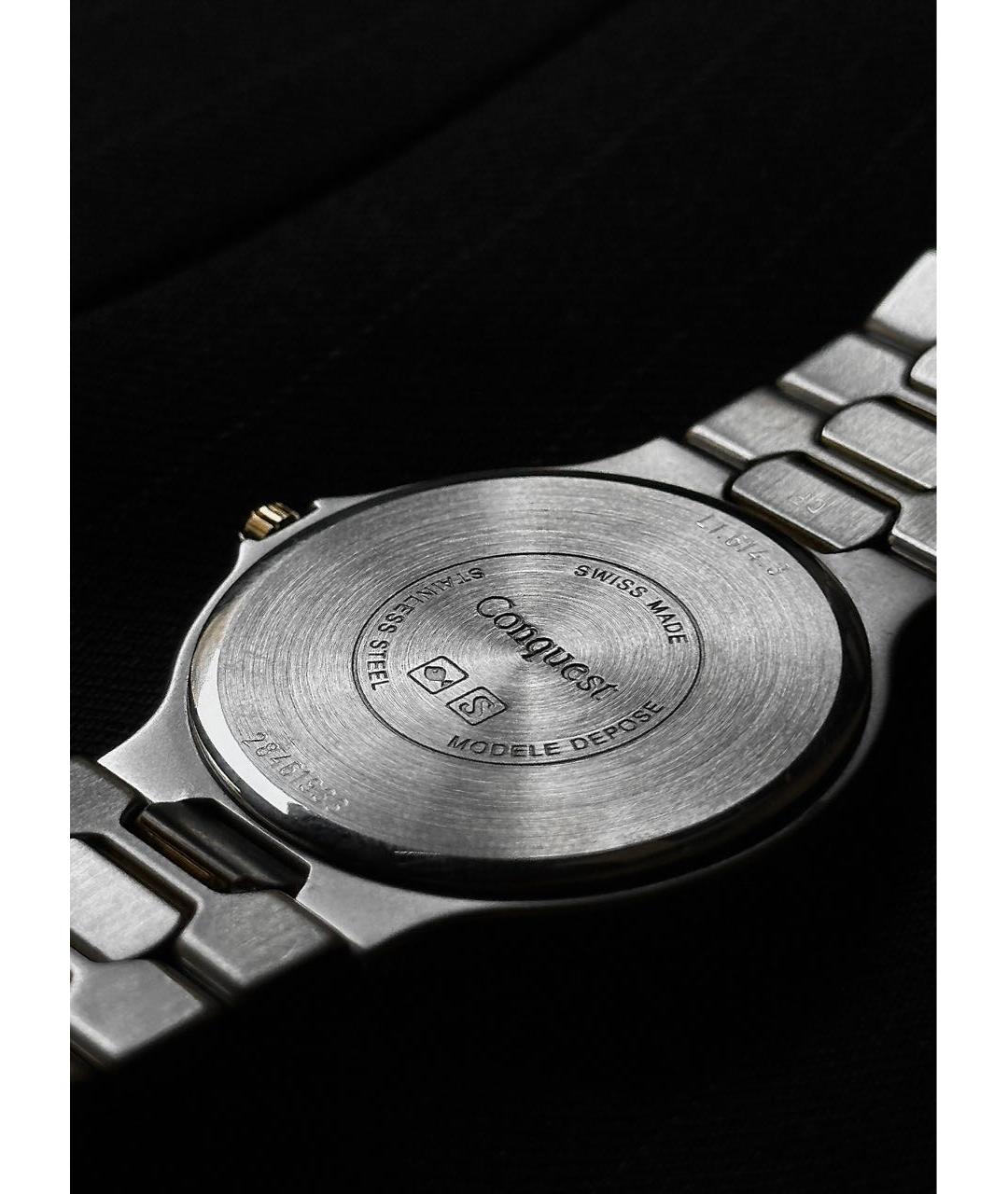 LONGINES Белые стальные часы, фото 6