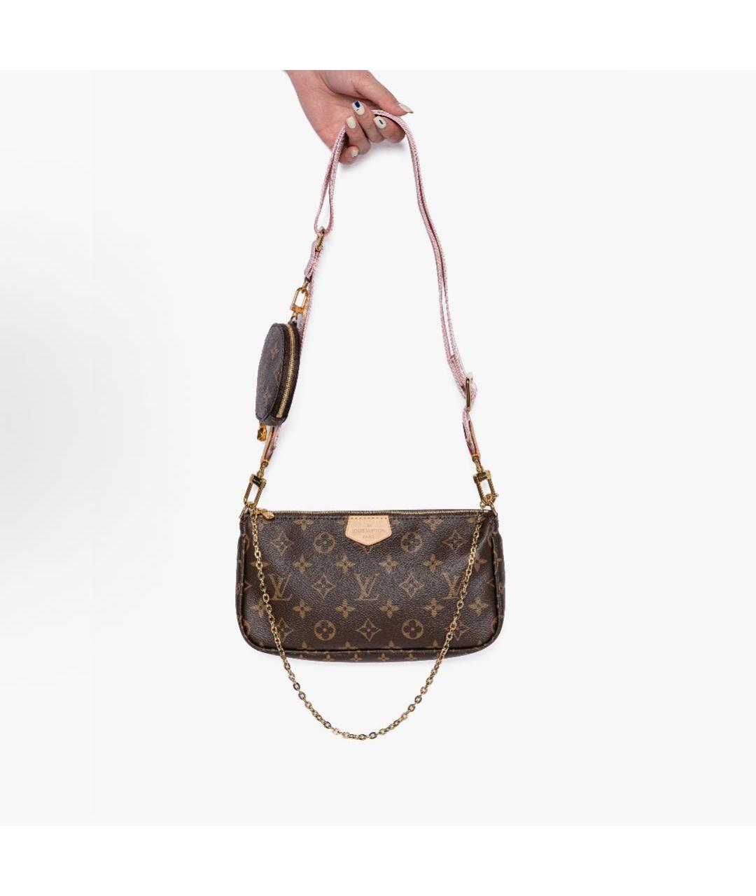 LOUIS VUITTON Коричневая сумка через плечо, фото 2