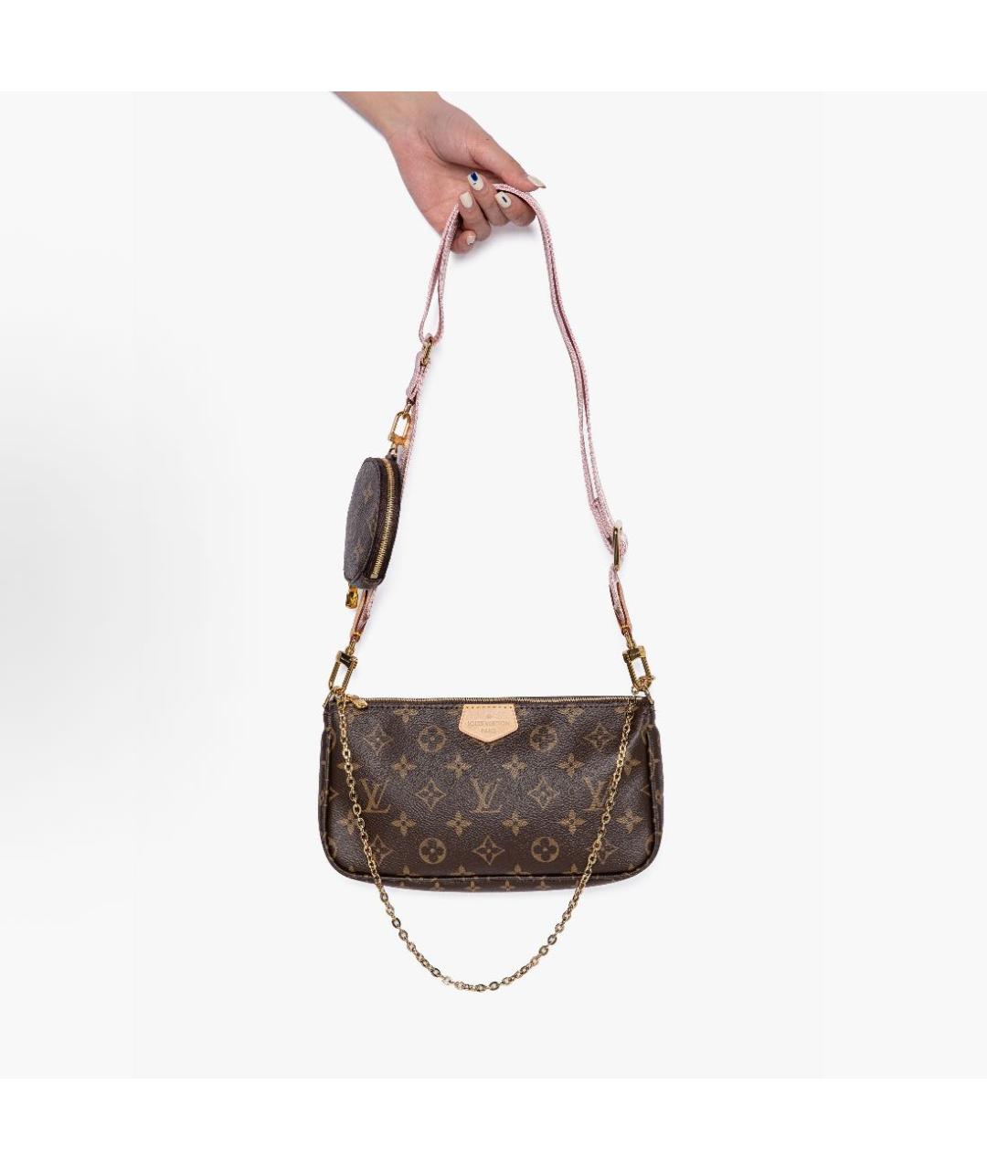 LOUIS VUITTON Коричневая сумка через плечо, фото 9