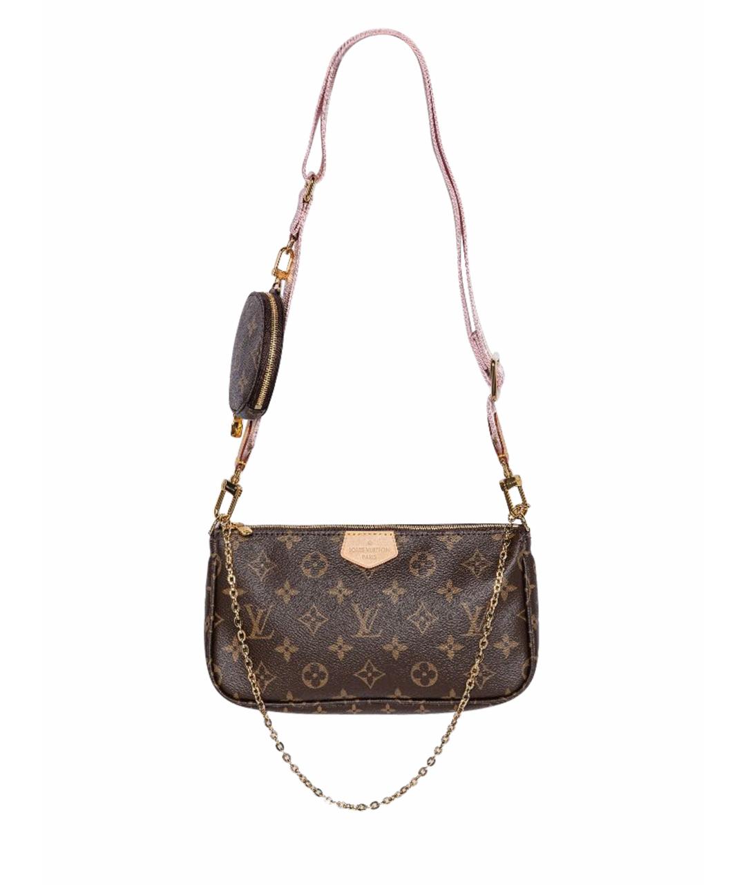 LOUIS VUITTON Коричневая сумка через плечо, фото 1