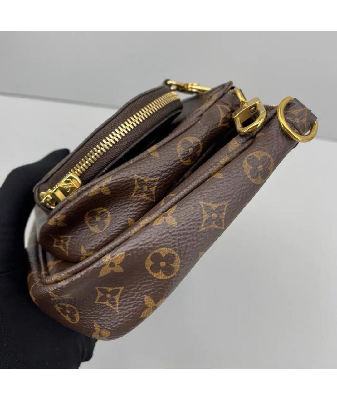 LOUIS VUITTON Коричневая сумка через плечо, фото 7