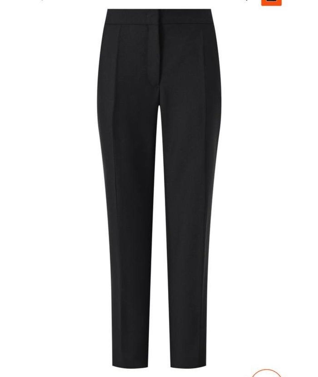 JIL SANDER Черные прямые брюки, фото 9