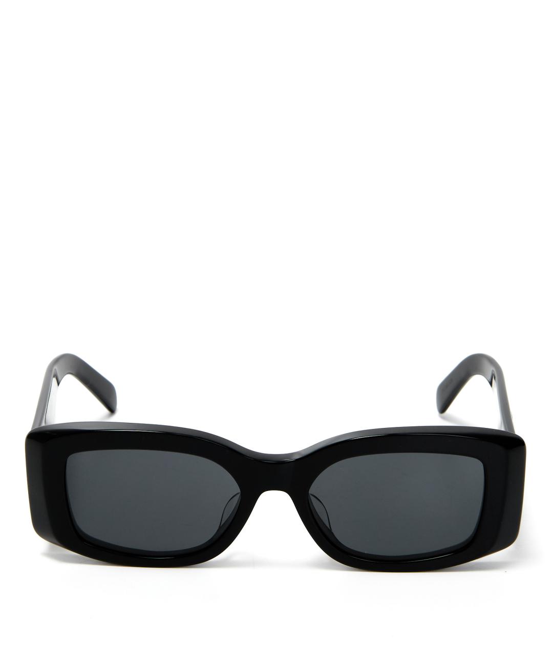 CELINE Черные пластиковые солнцезащитные очки, фото 1