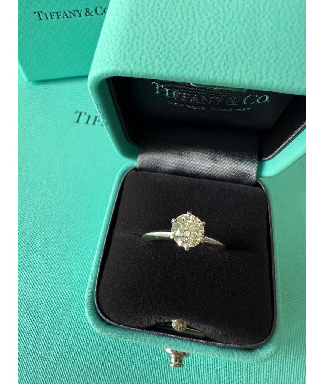 TIFFANY&CO Платиновое кольцо, фото 4
