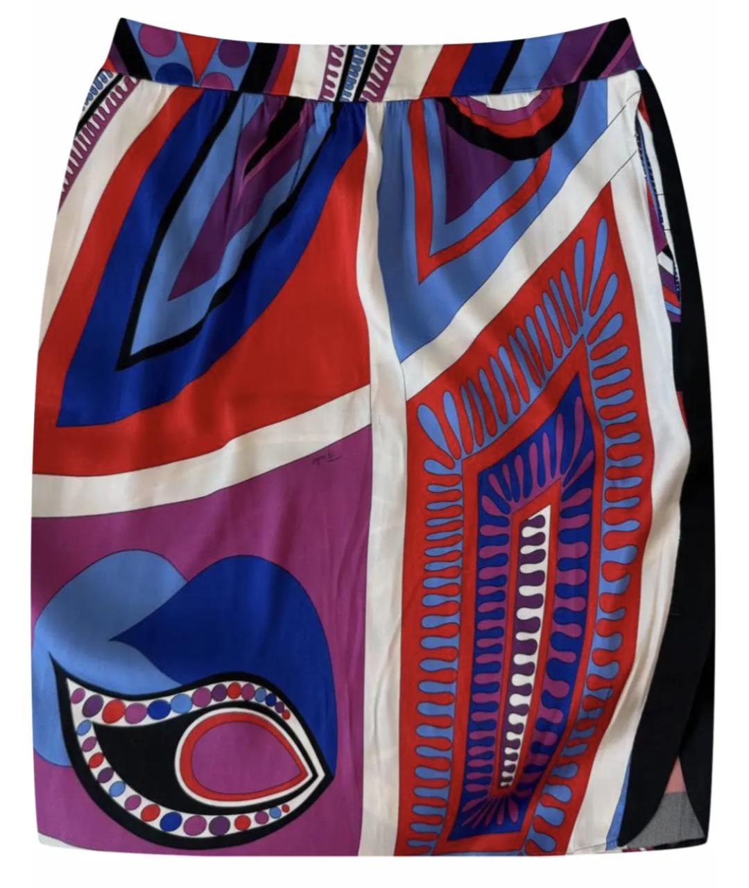 EMILIO PUCCI Мульти юбка мини, фото 1