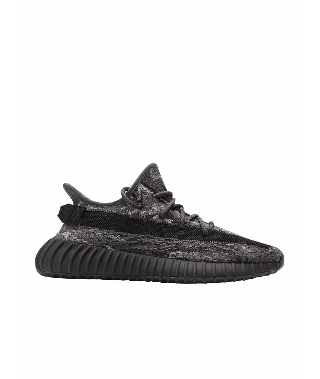 ADIDAS YEEZY Черные текстильные кроссовки, фото 1